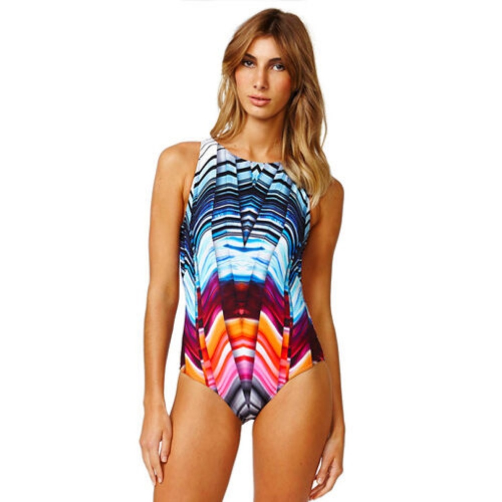 Moontide Size 6 (Small) One Piece Butterfly Bievenue Sunset Geometric Pretty!